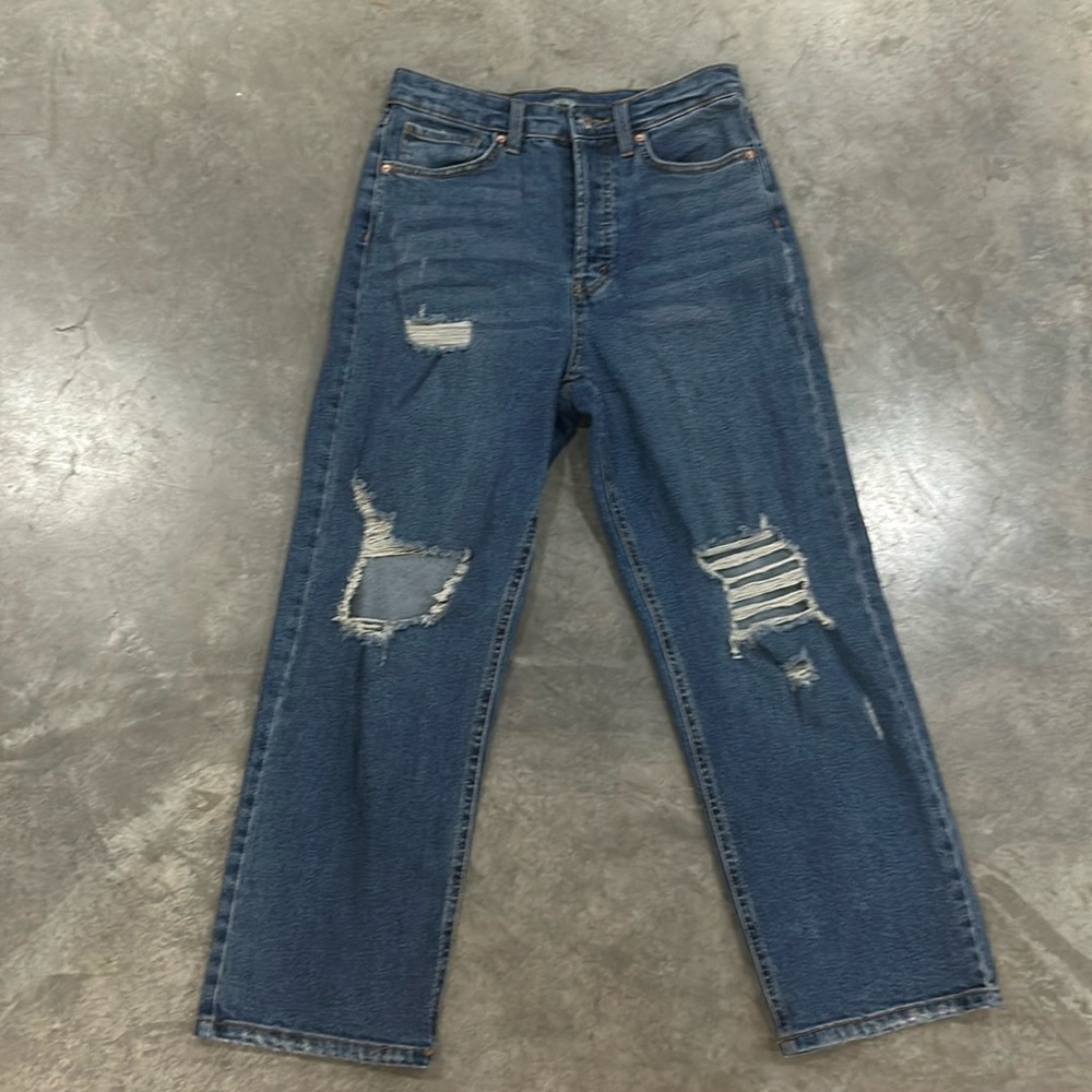 Wide leg jeans